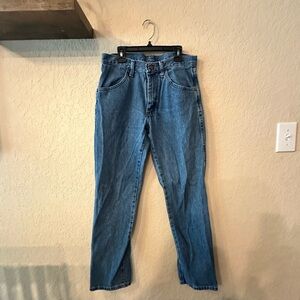 Rustler Men's Straight Blue Jeans